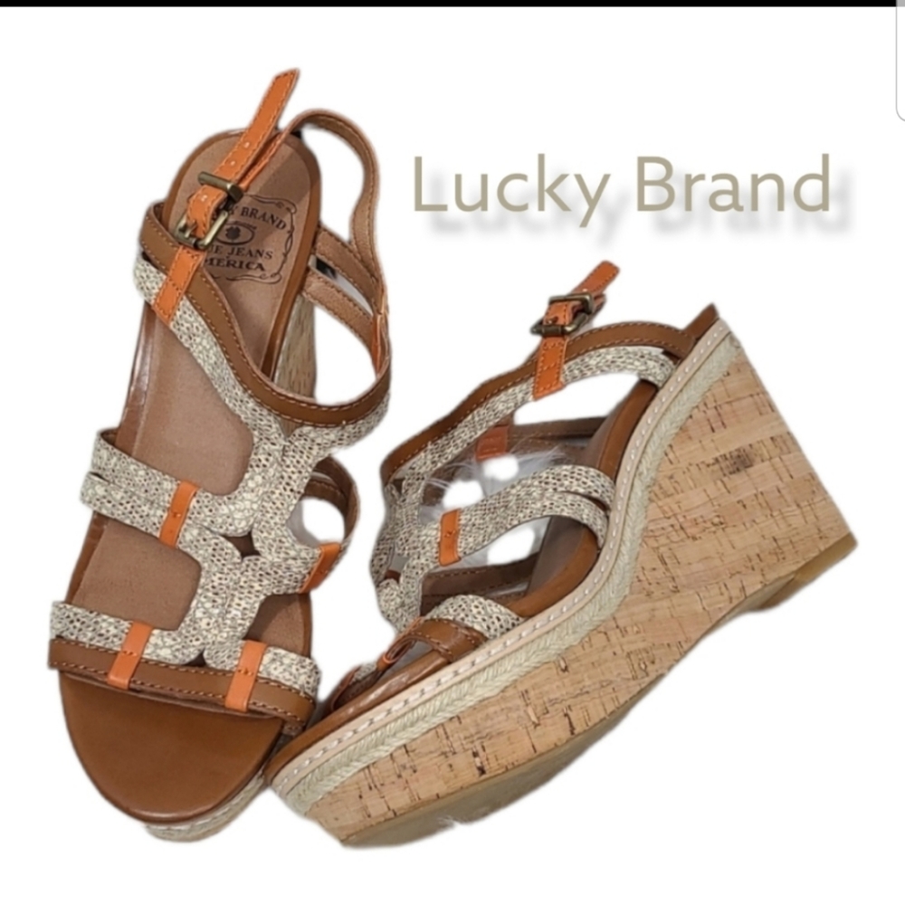 Lucky Keena Wedge size 7 1/2